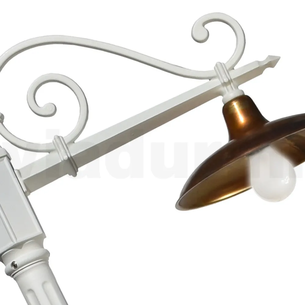 Viadurini Lighting Gartenlampion-Vintage-Gartenlampe aus Aluminium und Messing, hergestellt in Italien – Adela