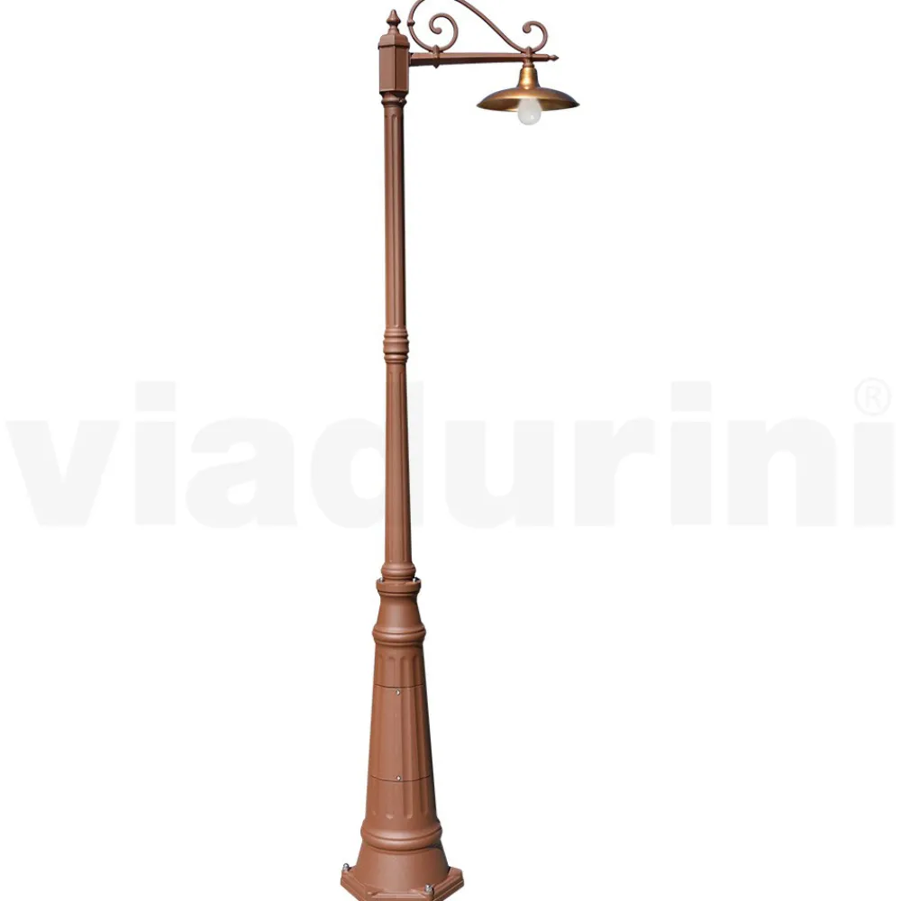Viadurini Lighting Gartenlampion-Vintage-Gartenlampe aus Aluminium und Messing, hergestellt in Italien – Adela