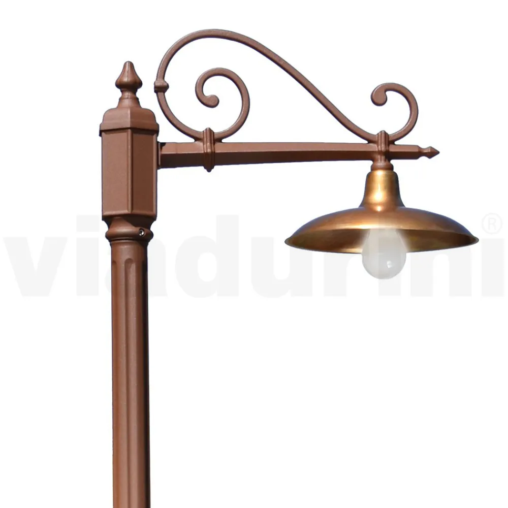 Viadurini Lighting Gartenlampion-Vintage-Gartenlampe aus Aluminium und Messing, hergestellt in Italien – Adela