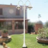 Viadurini Lighting Gartenlampion-Vintage-Gartenlampe mit 2 Lichtern aus Aluminium, hergestellt in Italien – Cassandra