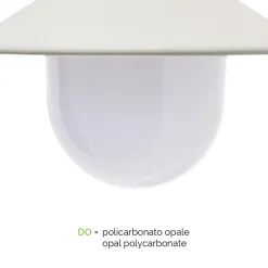 Viadurini Lighting Gartenlampion-Vintage-Gartenlampe mit 2 Lichtern aus Aluminium, hergestellt in Italien – Cassandra