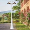 Viadurini Lighting Gartenlampion-Vintage-Lampe mit 3 Lichtern aus Aluminium und Messing, hergestellt in Italien – Adela