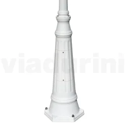 Viadurini Lighting Gartenlampion-Vintage-Lampe mit 3 Lichtern aus Aluminium und Messing, hergestellt in Italien – Adela