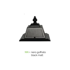 Viadurini Lighting Gartenlampion-Vintage-Laternenpfahl mit 2 Lichtern aus Aluminium und Glas, hergestellt in Italien – Doroty