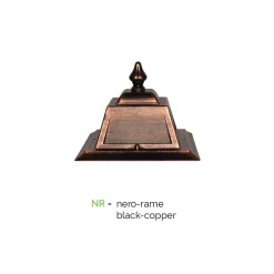 Viadurini Lighting Gartenlampion-Vintage-Laternenpfahl mit 2 Lichtern aus Aluminium und Glas, hergestellt in Italien – Doroty