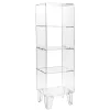 Viadurini Living Vitrinen-Vitrine aus transparentem Plexiglas im italienischen Design mit 4 Regalen - Raganella