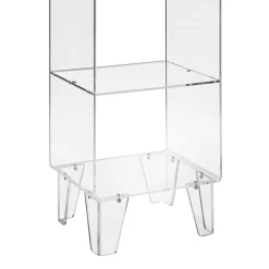 Viadurini Living Vitrinen-Vitrine aus transparentem Plexiglas im italienischen Design mit 4 Regalen - Raganella