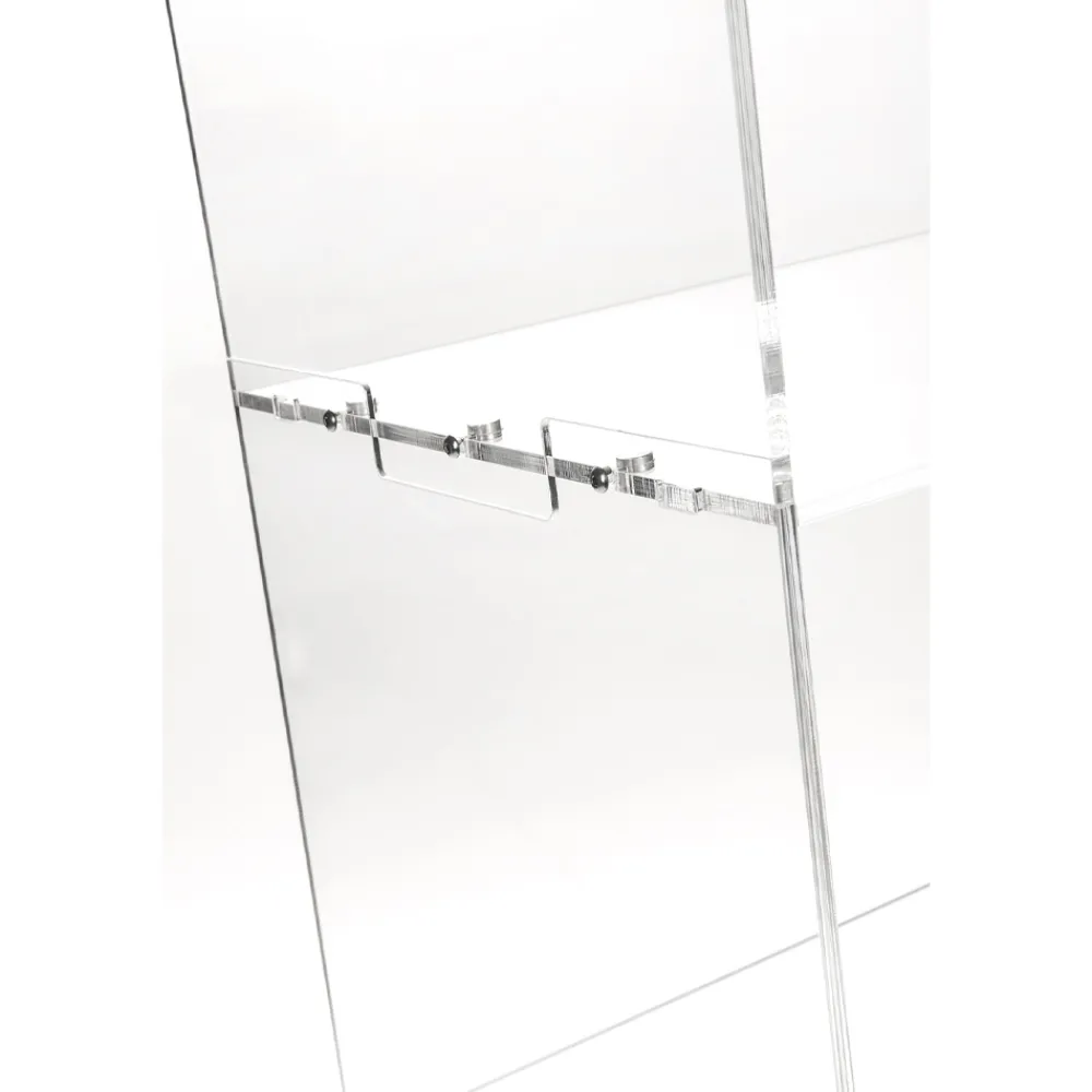 Viadurini Living Vitrinen-Vitrine aus transparentem Plexiglas im italienischen Design mit 4 Regalen - Raganella