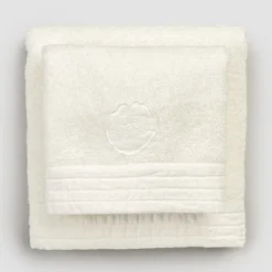 Viadurini Textile Handtücher-Vollgesichtshandtuch und Gästetuch in Terry und Leinenmischung - Kelim