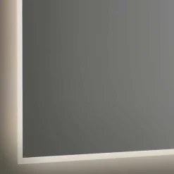 Viadurini Bathroom Badspiegel-Von hinten beleuchteter Badezimmerspiegel mit sandgestrahltem Rahmen Made in Italy - Floriana