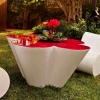 Vondom Garten Beistelltisch-Agatha Outdoor Couchtisch aus Polyethylen, modernes Design