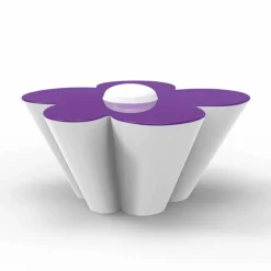 Vondom Garten Beistelltisch-Agatha Outdoor Couchtisch aus Polyethylen, modernes Design