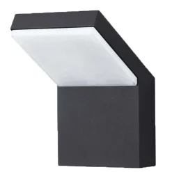 Viadurini Lighting Garten-Wandlampen-18W LED Flutlicht Außenwandleuchte aus weißem oder schwarzem Aluminium - Nerea