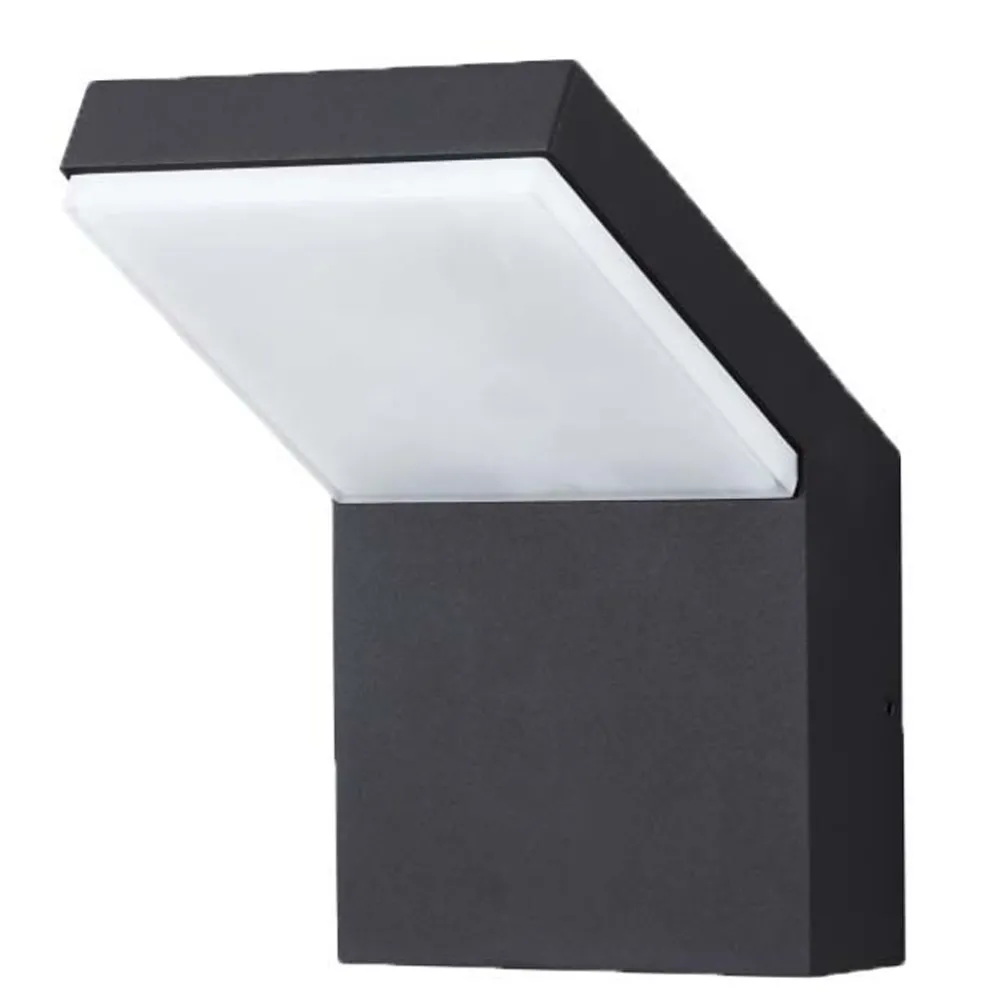 Viadurini Lighting Garten-Wandlampen-18W LED Flutlicht Außenwandleuchte aus weißem oder schwarzem Aluminium - Nerea