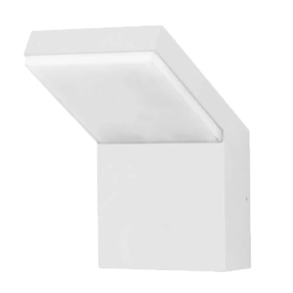 Viadurini Lighting Garten-Wandlampen-18W LED Flutlicht Außenwandleuchte aus weißem oder schwarzem Aluminium - Nerea