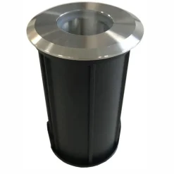 Viadurini Lighting Gartenlampion-2W Outdoor Runder LED-Bodenstrahler aus Edelstahl 316, 4 Stück - Solina