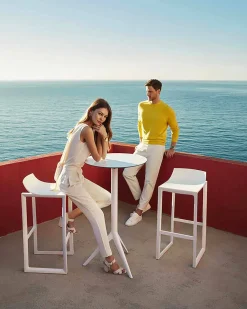 Vondom Outdoor Hocker-Wallstreet Outdoor Hocker von aus Polypropylen mit Glasfaser, 2 Stücke