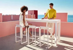 Vondom Outdoor Hocker-Wallstreet Outdoor Hocker von aus Polypropylen mit Glasfaser, 2 Stücke