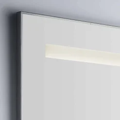 Viadurini Bathroom Badspiegel-Wand Badezimmerspiegel mit Rahmen aus ähnlichem Aluminium Made in Italy - Tobi