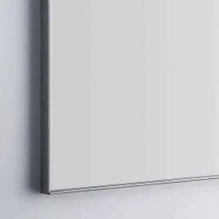 Viadurini Bathroom Badspiegel-Wand Badezimmerspiegel mit Rahmen aus ähnlichem Aluminium Made in Italy - Tobi