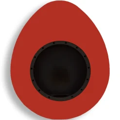 Viadurini Fire Design Wandkamine Bioethanol-Wand Bioethanol Kamin in ovalem Design lackierter Stahl - Guiscard