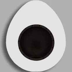 Viadurini Fire Design Wandkamine Bioethanol-Wand Bioethanol Kamin in ovalem Design lackierter Stahl - Guiscard