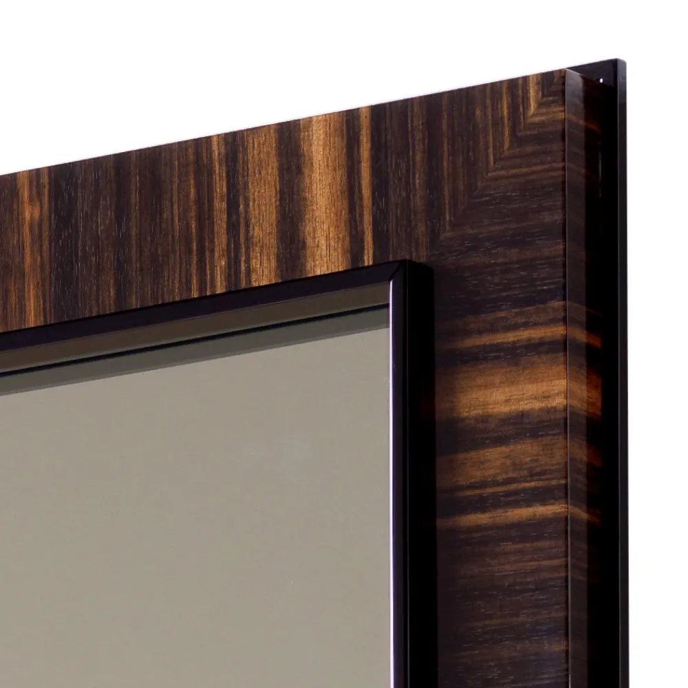 Grilli Standspiegel|Wandspiegel-Wand- Bodenspiegel aus Ebenholz Zarafa in Italien hergestellt