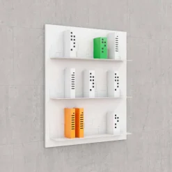 Mabele Moderne Design Bücherregale-Wand Design Bücherschrank Maße  90x110 , modell Skyline, handgefertigt