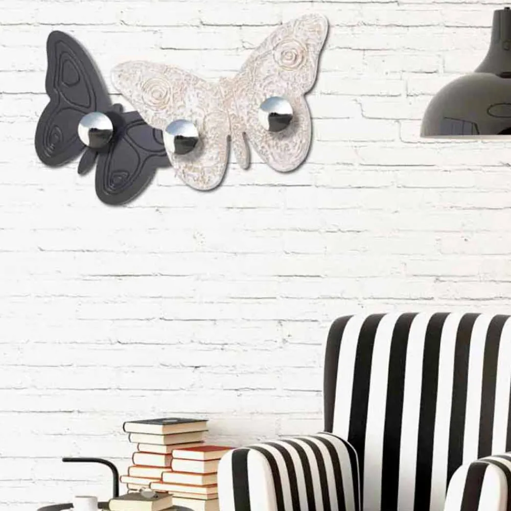 Viadurini Decor Wandgarderobe-Wand Kleiderständer in modernem Design Melitea