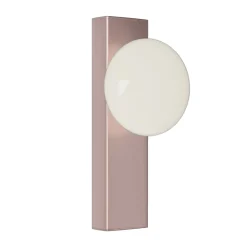 Viadurini Lighting Moderne Wandleuchten-Wand- oder Deckenleuchte aus Aluminium und weißem mundgeblasenem Glas - Alma