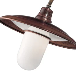 Viadurini Lighting Design Wandleuchten-Wandapplikation aus Messing, Kupfer und Glas - Schnecke