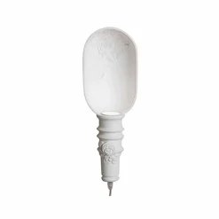 Viadurini Lighting Design Wandleuchten-Wandapplikation in mattweißem Keramikdesign mit dekorativen Blumen - Fluxo