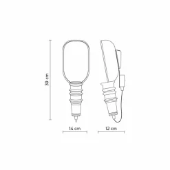 Viadurini Lighting Design Wandleuchten-Wandapplikation in mattweißem Keramikdesign mit dekorativen Blumen - Fluxo