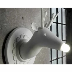 Viadurini Lighting Design Wandleuchten-Wandapplikation in Mattweiß Keramik Modernes Design in Cervo - Memento