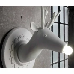 Viadurini Lighting Design Wandleuchten-Wandapplikation in Mattweiß Keramik Modernes Design in Cervo - Memento