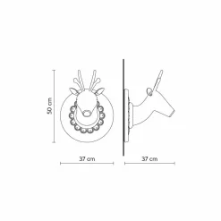 Viadurini Lighting Design Wandleuchten-Wandapplikation in Mattweiß Keramik Modernes Design in Cervo - Memento