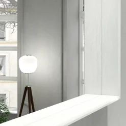 Viadurini Bathroom Wandspiegel-Wand-Badezimmerspiegel mit LED-Licht und Holzrahmen Made in Italy - Geppio