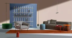 Viadurini Living Moderne Design Bücherregale-Wand-Bücherregal im Shabby-Chic-Stil aus Eschenholz mit modernem Design – Babele