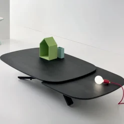 Viadurini Living Tisch Höhenverstellbar-Wandelbarer ausziehbarer Couchtisch aus Metall und Keramik - Gioacco