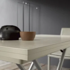 Viadurini Living Tisch Höhenverstellbar-Wandelbarer Couchtisch im Metall- und Keramikdesign Made in Italy - Saturn