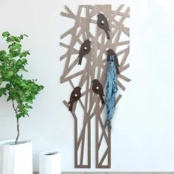 Viadurini Decor Wandgarderobe-Wandgarderobe aus farbigem Holz mit modernem Design - Alberuccell