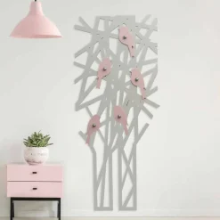 Viadurini Decor Wandgarderobe-Wandgarderobe aus farbigem Holz mit modernem Design - Alberuccell