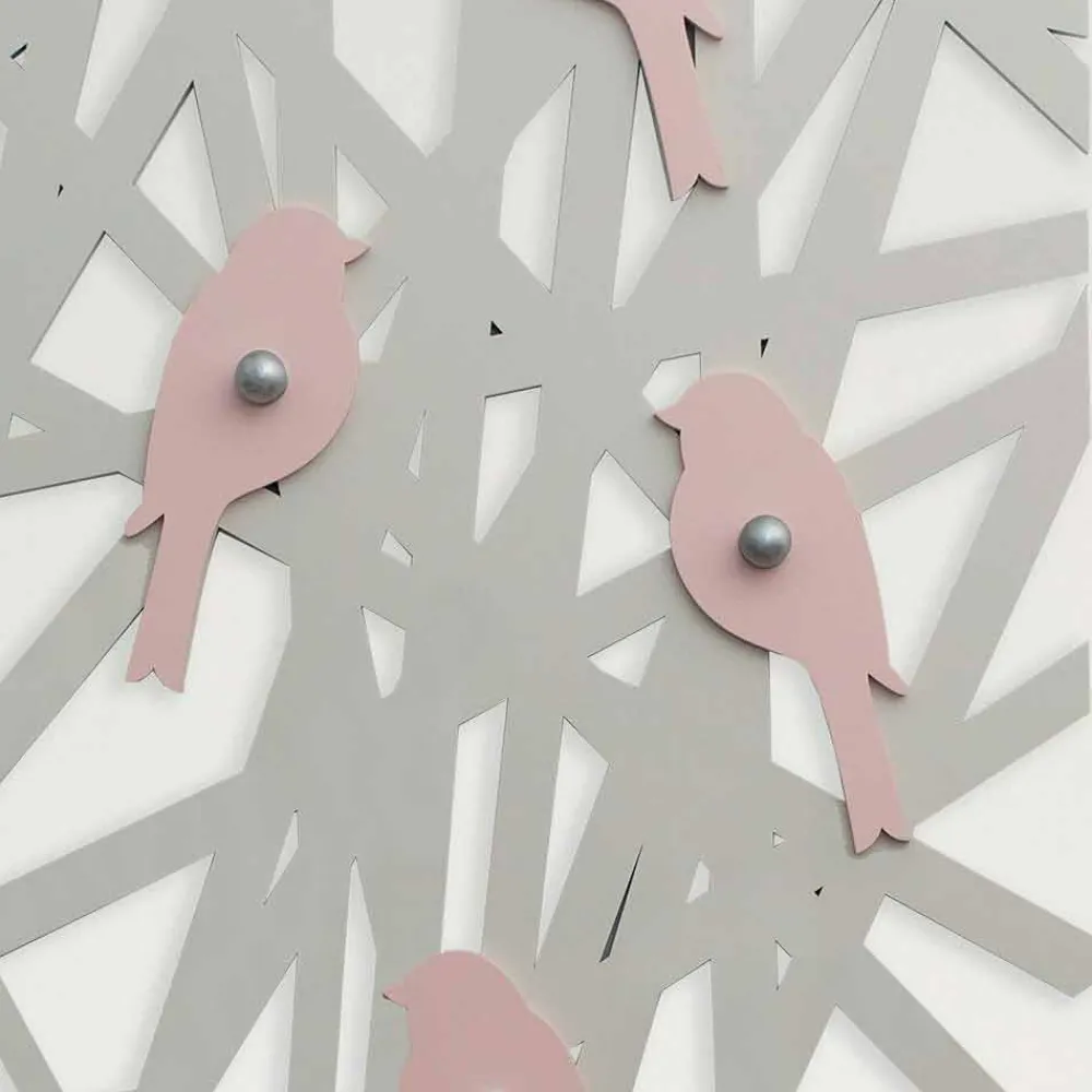 Viadurini Decor Wandgarderobe-Wandgarderobe aus farbigem Holz mit modernem Design - Alberuccell