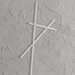 Viadurini Living Wandgarderobe-Wandgarderobe aus lackiertem Metall mit 5 Stiften Made in Italy - Olmium