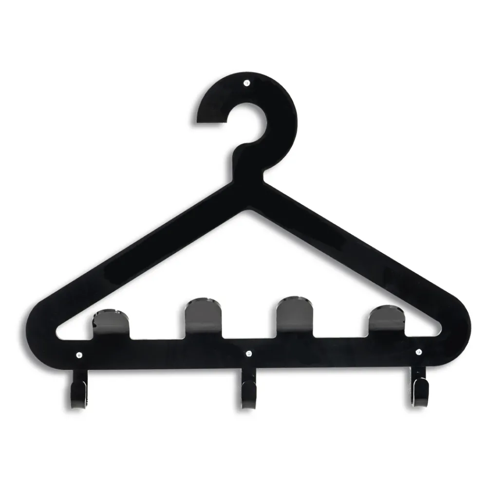 Viadurini Decor Wandgarderobe-Wandgarderobe Kleiderbügel aus recycelbarem Plexiglas 2 Stück - Tirreno