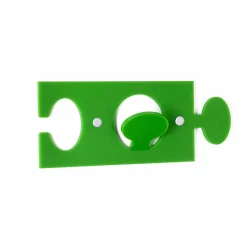 Viadurini Decor Wandgarderobe-Wandhalterungen aus farbigem Plexiglas Modernes Design 4 Stück - Fratack