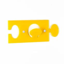 Viadurini Decor Wandgarderobe-Wandhalterungen aus farbigem Plexiglas Modernes Design 4 Stück - Fratack