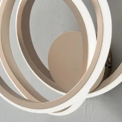 Viadurini Lighting Moderne Wandleuchten-Wandlampe aus goldfarbenem Metall Modernes Design Schlafzimmer - Point