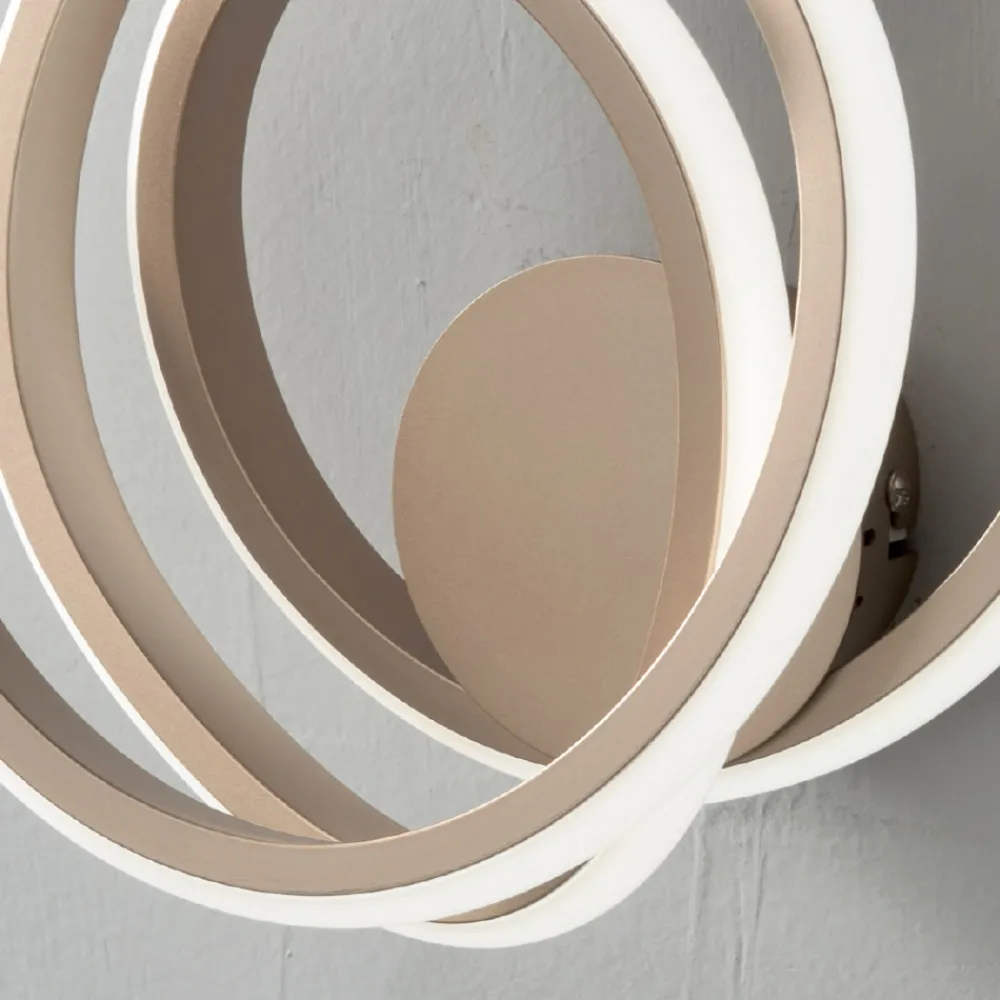 Viadurini Lighting Moderne Wandleuchten-Wandlampe aus goldfarbenem Metall Modernes Design Schlafzimmer - Point