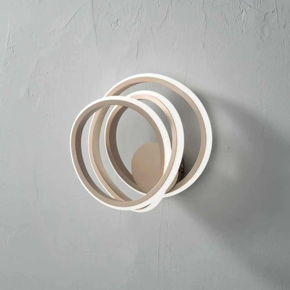 Viadurini Lighting Moderne Wandleuchten-Wandlampe aus goldfarbenem Metall Modernes Design Schlafzimmer - Point